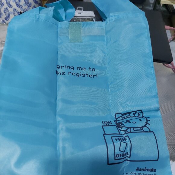 Super Practical Cute Foldable HELLO KITTY Shopping Market Bag Tote Lightweight - Picture 14 of 14